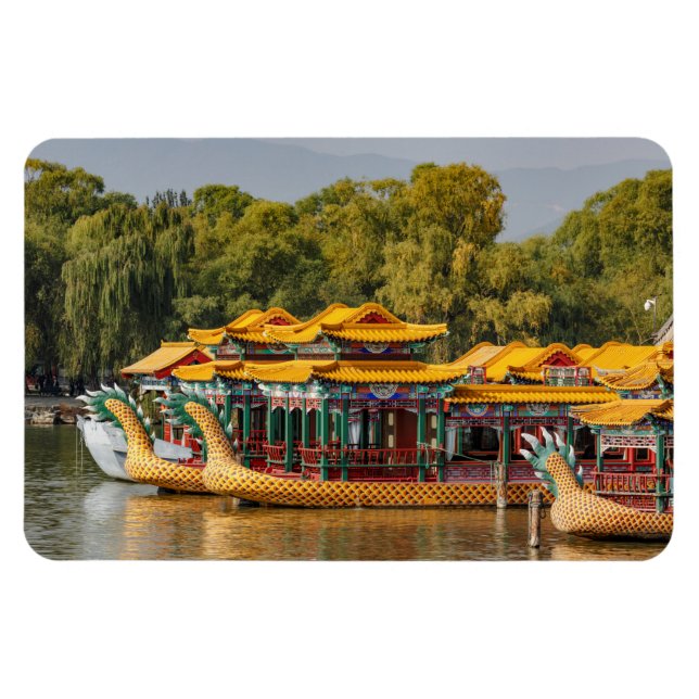 Íman Barcos de Dragão Turísticos | Lago Kunming (Horizontal)