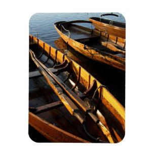 Íman Barcos de Madeira em Linha - Derwentwater, Lake Di