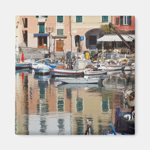 Íman barcos de pesca em Camogli