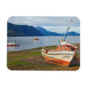 Íman Barcos de pesca, Hornopiren, Chile