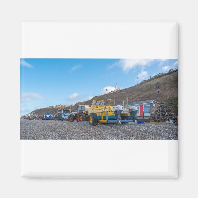 Íman Barcos de pesca na praia Cromer, Costa Norfolk (Frente)