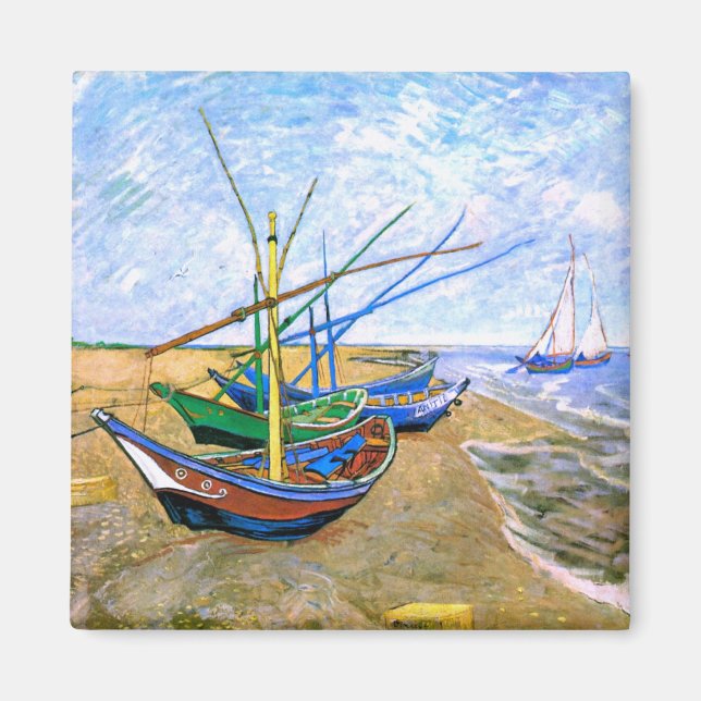 Íman Barcos de Pesca Sardos-Mários Van Gogh Fine (Frente)