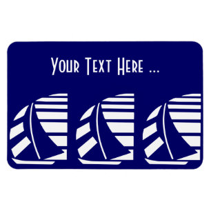 Íman Barcos-vela brancos no ímã flexível personaliza