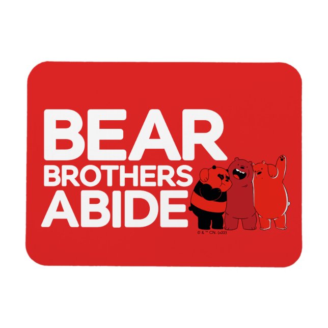 Íman Bare Bears - Bear Brothers Abide (Horizontal)
