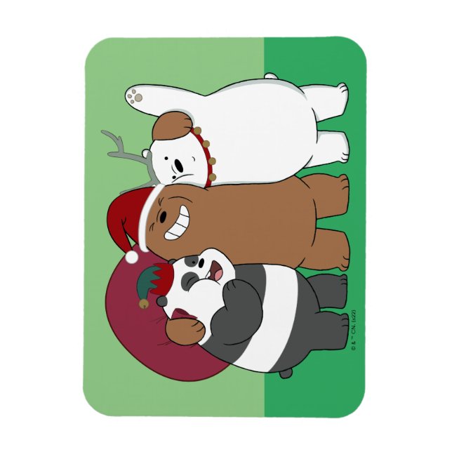 Íman Bare Bears - Saudações de Época (Vertical)