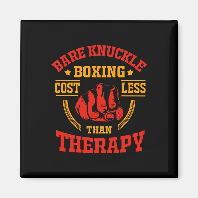 Íman Bare Knuckle Boxing Custa Menos Que A Terapêutica (Frente)