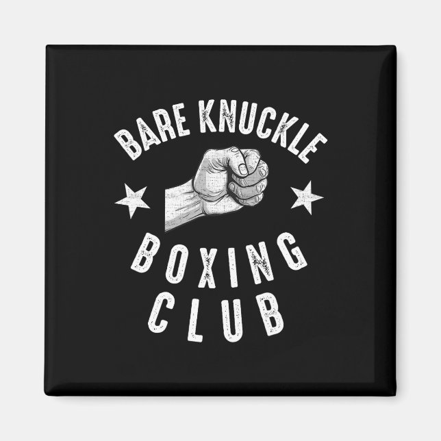 Íman Bare Knuckle Boxing Men Combatem A Luta (Frente)
