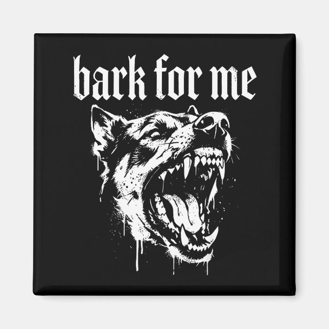 Íman Bark for me funny dog meme  (Frente)