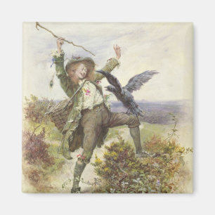 Íman Barnaby Rudge e o aperto do corvo