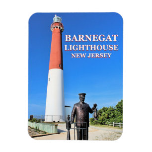 Íman Barnegat Lighthouse, Imagem Fotográfica de Nova J
