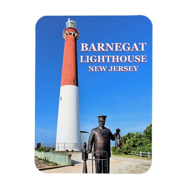 Íman Barnegat Lighthouse, Imagem Fotográfica de Nova Je (Vertical)