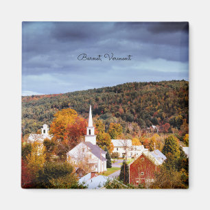 Íman Barnet, Vermont, cores do outono