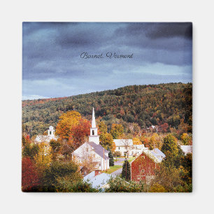 Íman Barnet, Vermont, outono em Nova Inglaterra