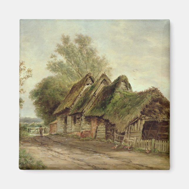 Íman Barns em Flatford (óleo na canvas) (Frente)