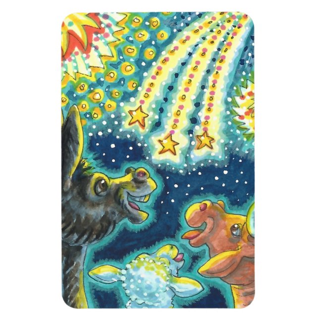 ÍMAN  BARNYARD FARM ANIMAIS EM QUARTO DE JULHO, FANTÁSTI (Vertical)