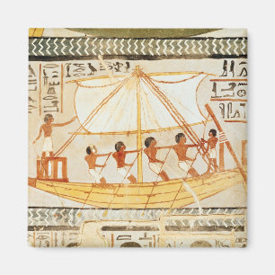 Íman Barqueiro no Nile, do túmulo de Sennefe