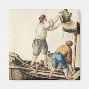 Íman Barqueiro que derramam a água fresca nos