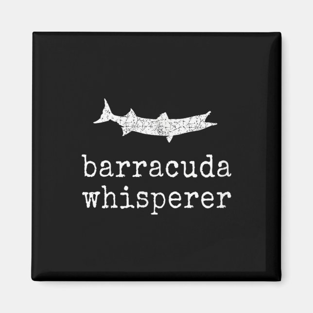 Íman Barracuda Murmurador Barracuda Divertido Pesca  (Frente)