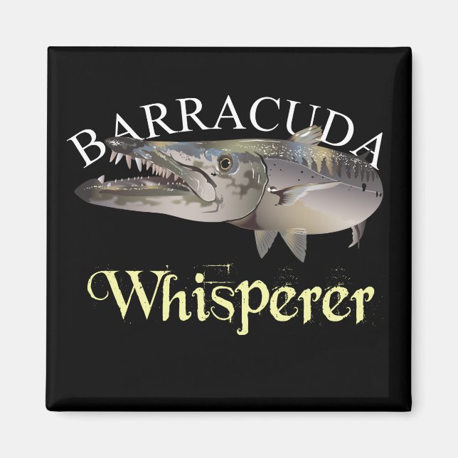 Íman Barracuda Whisperer - Cor Escura (Frente)