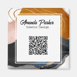 Íman Barramento de código QR de Abstrato moderno simple