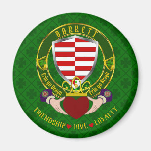 Íman Barrett Irish Shield & Claddagh