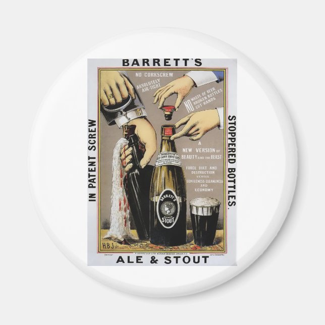 Íman Barretts Ale & Stout (Frente)