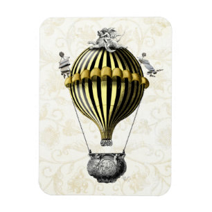 Íman Barroco - Balão Preto Amarelo