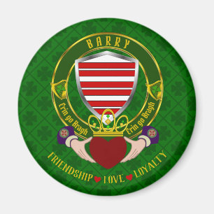 Íman Barry Irish Shield & Claddagh