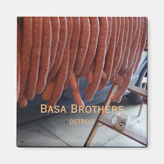 Íman Basa Brothers Refrigerator Magnet (Frente)