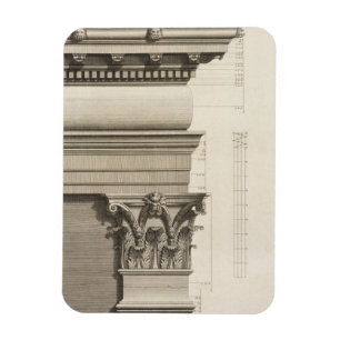 Íman Base, capital e Entablature do Pilaster