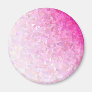 Íman base cor-de-rosa artística