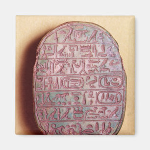Íman Base de um escaravelho do casamento de Amenhotep
