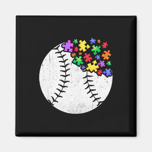 Íman Baseball Autismo Quebra-cabeça Homens Mulheres Cri