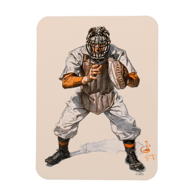 Íman Baseball Catcher (Vertical)