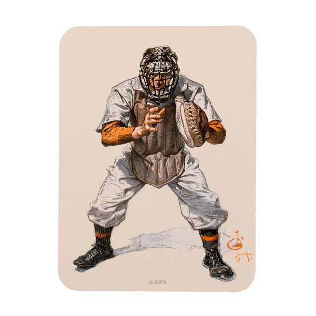 Íman Baseball Catcher (Vertical)