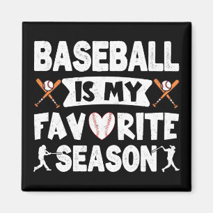 Íman Baseball É Minha Época Favorita, Beisebol Engraçad