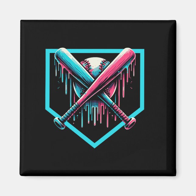 Íman Baseball Home Plate Drivers Boys Baseball Bat (Frente)