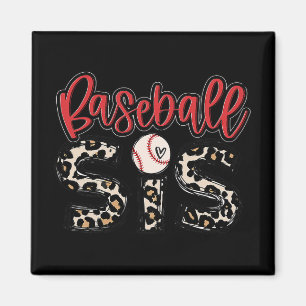 Íman Baseball Sis Vintage Esporte Sobrevivência Irmã Mã