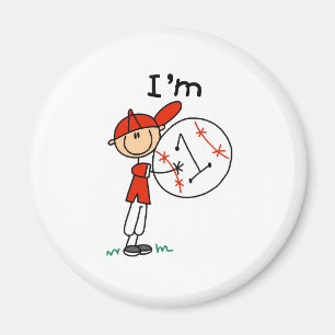 Íman Basebol de Menino Eu Sou 1