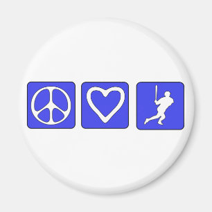 Íman Basebol do amor da paz