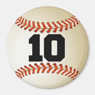 Íman Basebol do número 10