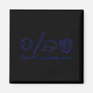 Íman Basebol É Minha Estação Favorita Esportes Minimali