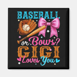 Íman Basebol Ou Laços Gigi Ama Você Revelação do Sexo d