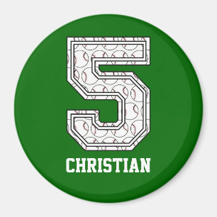 Íman Basebol personalizado número 5