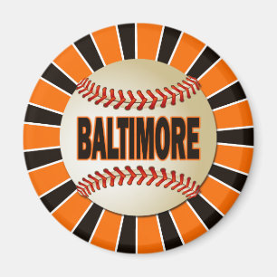 ÍMAN BASEBOL RETRO DE BALTIMORE