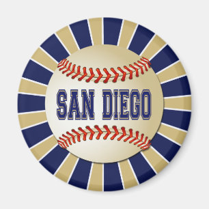 ÍMAN BASEBOL RETRO DE SAN DIEGO