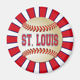 ÍMAN BASEBOL RETRO DE ST LOUIS