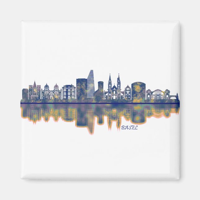 Íman Basel Skyline (Frente)