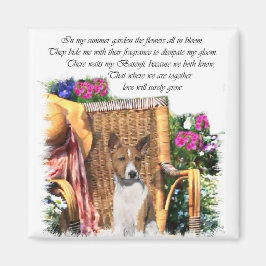 Íman Basenji Lovers Art Gifts