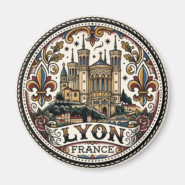 Íman Basílica de Notre-Dame de Fourvière França (Frente)